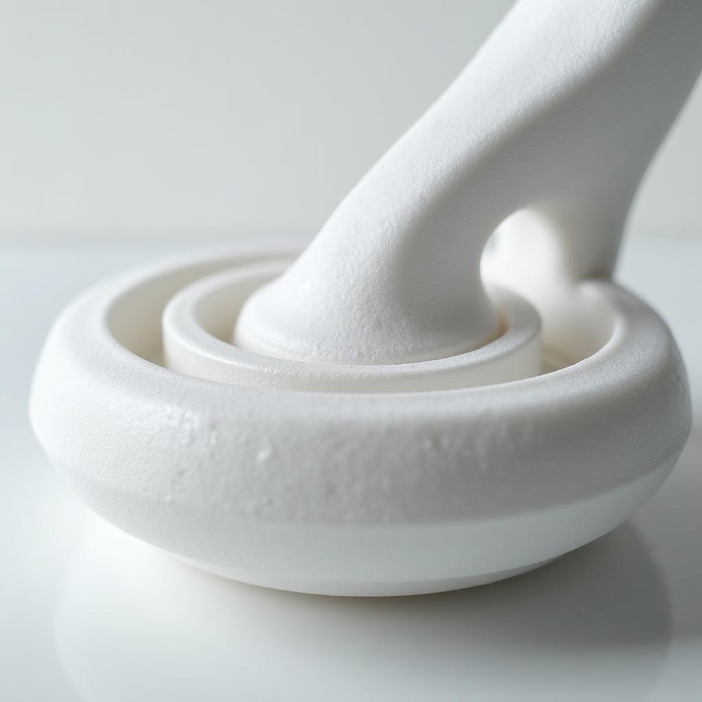 Close-up of high-quality 3D printed surface showing smooth, professional finish